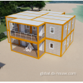 Hurricane-resistant double-storey container house